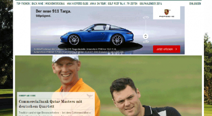 Kampagne Porsche Golfpost